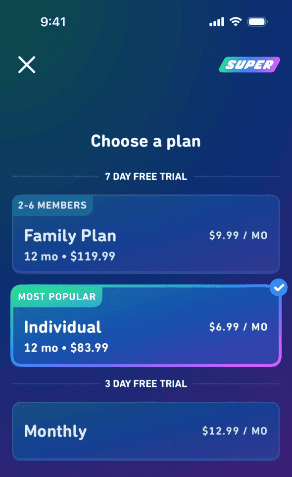Duolingo pricing page case study
