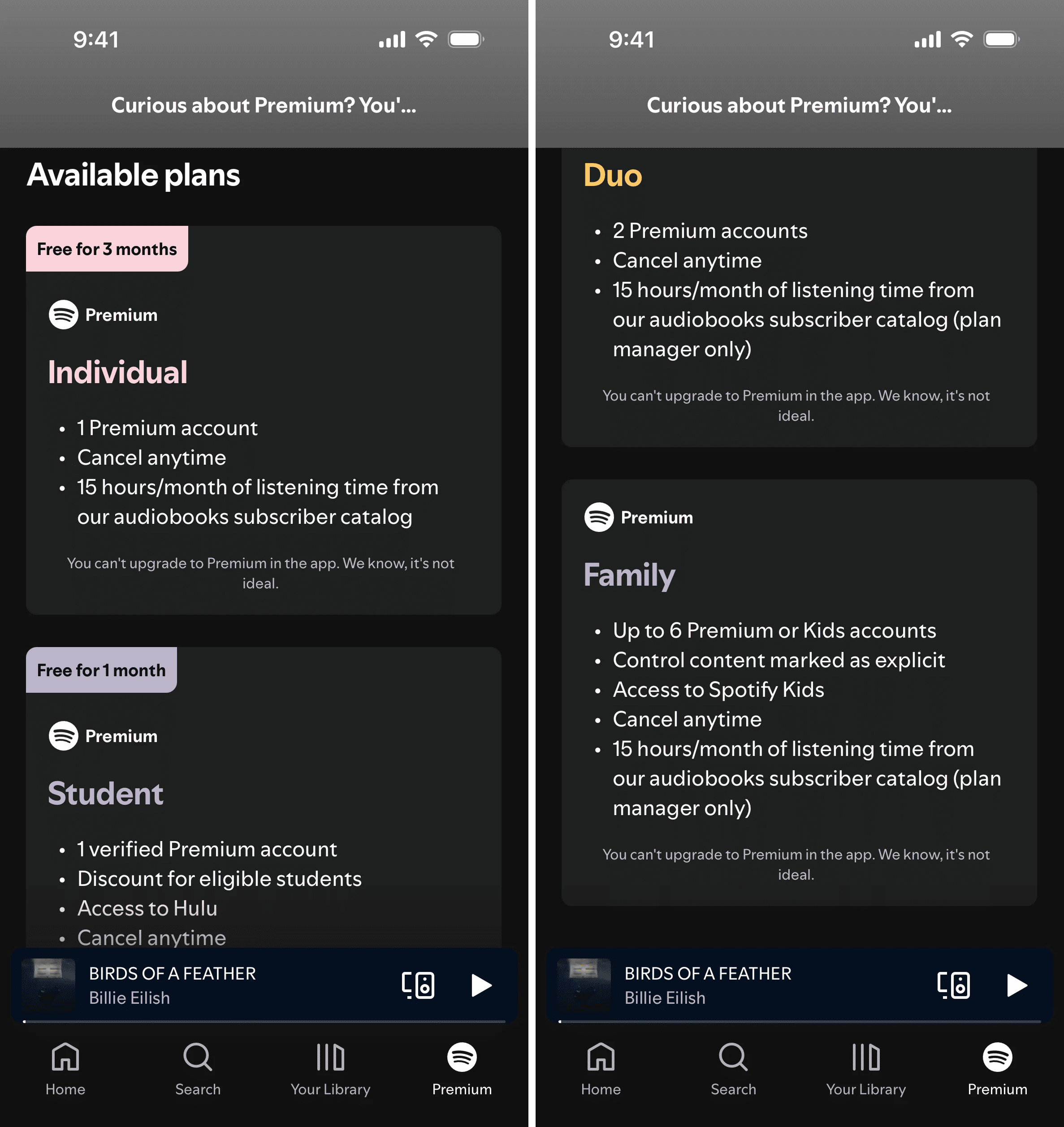 Spotify Duo vs Family plan case study