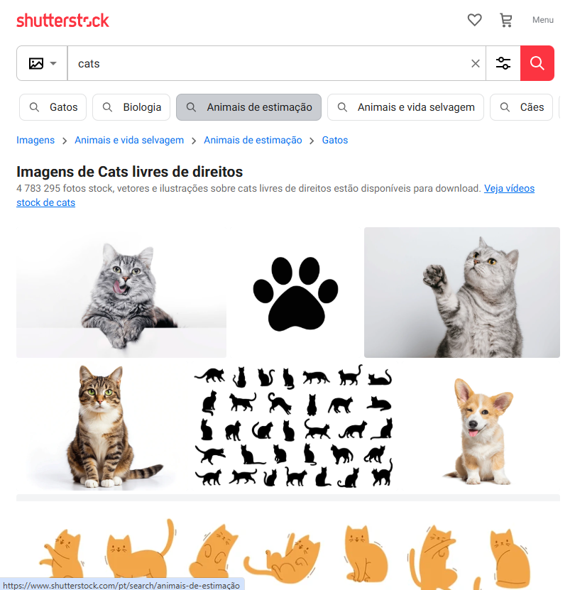 Thumbnails guiding users to content