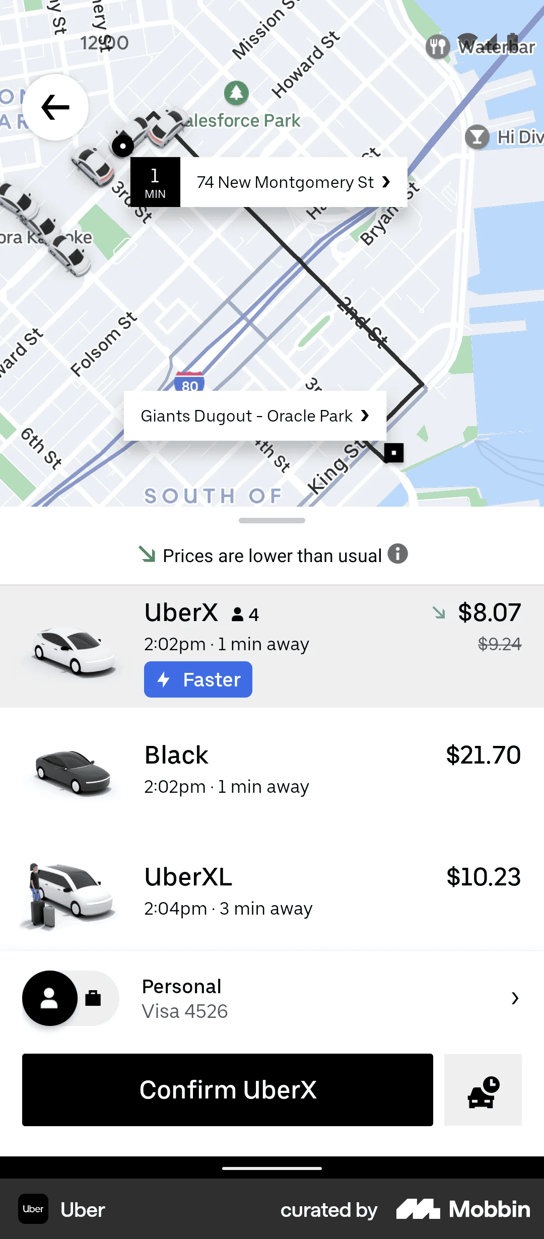 Uber case study showing real-time tracking
